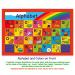 Children's Placemat: USA/Europe Centered World Map, Alphabet, Colors, Numbers, Shapes - Set of 2 - Buy Online on GoSupps.com