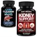 Saint Mingiano Kidney Support Cleanse Detox & Repair - with - Liver Cleanse Detox & Repair