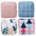 Goohochy 4 pieces storage bag for women's bandages menstrual pillow bag set for diaper bag period pocket feminine product bag menstrual pad high capacity cotton