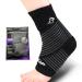 Ankle Brace for Women & Man - Adjustable Comfortable Ankle Support Strap Ankle Compression Sleeve For Sprain Plantar Fasciitis & Achilles Tendonitis Relief Injury Recovery