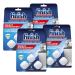 Finish In-Wash Dishwasher Cleaner: Clean Hidden Grease and Grime, 3 Count, Pack of 4