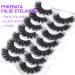 Mink Lashes - PHKERATA 6D Wispy Dramatic False Eyelashes Pack (7 Pairs) - 20MM C Curl Thick Volume for Fluffy, Long and Dramatic Eye Look - Buy Online on GoSupps.com