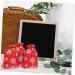 COLLBATH 10pcs Snowflake Burlap Bag Christmas Bags Candy Christmas Pouch Drawstring Storage Rack 14X10X0.3CM Red - Buy Online on GoSupps.com