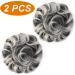 JJstar 2PCS Messy Bun Hair Pieces - Curly Fake Hair Buns for Women - High Heat Resistant Synthetic Fiber Scrunchies - Gray & White Tips - Buy Online on GoSupps.com