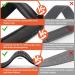 Train Aid Strength Training Lifting Straps - 62 cm Non-Slip Latex Strips for Bodybuilding & Weightlifting - Professional Gym Handle Aids (2-Pack) - Black - Buy Online on GoSupps.com