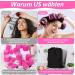 VEVOQIM 49PCS Hair Rollers with Clips Hair Roller with 4 Sizes 64mm 44mm 33mm 25mm Large Hair Roller with 24PCS Clips and Bags Hair Rollers for Long Medium Short Volume Bangs Hair - Buy Online on GoSupps.com