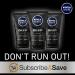 NIVEA MEN DEEP Cleansing Beard & Face Wash - Charcoal Infused, 3 Pack (3.3 Fl Oz Each) - Buy Online on GoSupps.com
