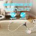 Interactive Remote Control Cat Toy with LED Light - Electric Automatic Toy for Indoor Cats - Includes 3 Feathers & USB-C Charging Cable (Pink) - Buy Online on GoSupps.com