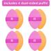 Real Techniques 4 Pack Miracle 2-In-1 Powder Puffs Dual-Sided Makeup Blending Puff Reversible Elastic Band Precision Makeup Sponge and Powder Puff For Liquid Cream and Powder Products 4/Miracle 2-In-1 Powder Puff - Buy Online on GoSupps.com