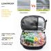 TUGUAN Insulated Cooler Backpack 38/42 Cans Double Deck Leakproof Lightweight - Black Beach Picnic Lunch Bag - Buy Online on GoSupps.com