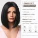 Esmee Short Straight Black Bob Wig 12 Shoulder Length Synthetic for Women - Daily Party & Cosplay Use - Pack of 1 - Buy Online on GoSupps.com