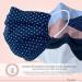 Buy Dance Pattern Washable 100% Cotton Masks for Kids & Adults - Oeko-Tex Standard 100 - Dual Layer with Nose Bracket & Filter Bag - Black L (1 Pack) - Buy Online on GoSupps.com