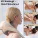 Neck & Shoulder Shiatsu Massage Device with Heat - Electric Silicone Massage for Back Legs & Feet - Versatile & Comfortable Off-White Design - Buy Online on GoSupps.com