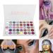SUMEITANG 40-Color Glitter Eyeshadow Palette | Ultra Pigmented & Long Lasting Makeup | Yellow Pink Blue White Gold Silver Red Purple Green | Women's Face & Body Palette - Buy Online on GoSupps.com