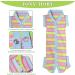Tony Hoby Dog Suit for Men & Women | Striped Cotton Overall for XS Dogs - Cozy Sleepwear in Green & Blue - Buy Online on GoSupps.com