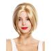 WIG ME UP GFW984-BS24B Bob Wig for Women - Middle Parting Blonde Straight Short Hair - International Shipping Available - Buy Online on GoSupps.com