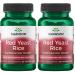 Swanson Made with Organic Traditional Red Yeast Rice 600 Milligrams 60 Veg Capsules (Pack of 2) 60 Count (Pack of 2)