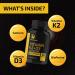 Vitamin D3 K2 5000 IU | Immune System & Bone Support | 125mcg D3, 100mcg K2 MK7, 210mg Calcium | Bioperine | 3rd-Party Tested | 60 Capsules - Buy Online on GoSupps.com