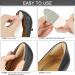 Comfowner Heel Cushion Pads (6 Pairs) - Self-Adhesive Foot Care Protectors for Heel Pain Relief - Soft Shoe Grips Liners for Men and Women (Black) - Buy Online on GoSupps.com