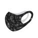 Komonee Face Mask Washable Reusable Paisley Dustproof Cloth Mouth Cover Covering For Men Women Outdoors Indoors Cycling Ski Protection 2 Black