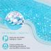 MIVORA Cooling Gel Mask for Puffy Eyes - Hot Cold Therapy for Migraine, Dark Circles, Sinus Pain - Reusable and Soothing - Light Blue - Buy Online on GoSupps.com