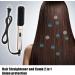 VOCOSTE Hair Straightener Brush - Fast Heating Anti-Scald Ceramic Hair Comb with 4 Temperature Settings | Ideal for Home & Travel | Champagne Color - Buy Online on GoSupps.com