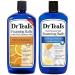 Dr Teal's Foaming Bath Variety Gift Set (2 Pack 34oz Ea) - Soften & Nourish Milk & Honey Glow & Radiance Vitamin C & Citrus - Essential Oils Blended with Pure Epsom Salt Ease Aches & Relieves Stress