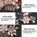 Buy Toyvian Pink Rhinestone Hair Accessories - Floral Bridal Headpiece & Decorative Headband for Wedding Party (4pcs) - Buy Online on GoSupps.com