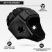 EliteTek Soft Padded Headgear - 7v7 Soft Shell - Rugby - Flag Football Helmet - Soccer Goalie - Youth & Adult Sizing Black Medium - Buy Online on GoSupps.com