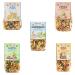 Dalla Costa Pasta Packet Pick N Mix - Choose From 5 Flavours | ABC Zoo Dinosauri Travel Teddy Tricolour-Pasta - Pack of 2 x 250g