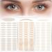 PAGOW 1440 Pairs (60 sheets) Eyelid Tape Stickers Double Eyelid Strips Natural Invisible Single Side Eyelid Lifter Strips Instant Eye Lift Perfect for Hooded Droopy Uneven Mono-eyelids with tool