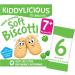 Kiddylicious Soft Biscotti Apple | From 7 Months | Soft Wheat Cookies | 6 Packs of 120g (6 Sachets of 20g) | 720g - Buy Online on GoSupps.com