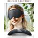 Buy 3D Contoured Sleep Mask | 100% Light Blocking | Zero Eye Pressure | Ultra Soft Eye Masks for Travel Sleep & Yoga | Adjustable Strap & Earplugs Included - Buy Online on GoSupps.com