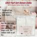 Buy Organic Cotton Dry Wipes for Baby - Thick Absorbent Extra Large 100% Organic Cotton Pads (200) - Ideal for Diaper Changes & Bath Time - Buy Online on GoSupps.com
