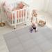 Stylish Baby Play Mat 5.6 x 4 ft. - Soft, Easy to Clean and Modern Gray Foam Playmat for Safe Play Area - Ideal for Kids Playroom and Home Decor - Buy Online on GoSupps.com