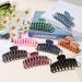 8 Pcs 4.3 Inch Strong Grip Hair Claw Clips for Thick Hair  Multicolor Large Hair Claw Clips for Women  Women Hair Styling Accessories for Daily Use