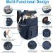 Simaixing 41L Navy Blue Backpack Cooler - Leak Proof, Insulated, Large Capacity Ice Chest - Waterproof Soft Cooler Bag for Men, Women - Ideal for Beach, Camping, Hiking - Holds 45 Cans - Buy Online on GoSupps.com