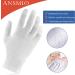 ANSMIO 2 Pairs White Cotton Gloves for Dry Hands, Eczema, and Moisturizing - Size M (Medium) - Buy Online on GoSupps.com