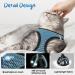 Lollanda Adjustable Soft Kitten Vest with Reflective Stripe & Cat Dishes - Super Small Size (S Blue) | International Shipping - Buy Online on GoSupps.com