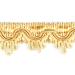 BEL AVENIR Braid Trim 3cm 12Yards Delicia French Gimp Basic Sewing Polyester DIY Crafts Costume Home Decoration (Gold)