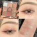 Nihexo Matte & Shimmer Eyeshadow Palette - 9 High Pigmented Colors Long Lasting Creamy Texture Eye Shadow for Vibrant Makeup - Buy Online on GoSupps.com