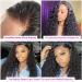 Mongolian Kinky Curly Lace Front Wig 16inch 13x4 HD Transparent Pre Plucked Human Hair Wig for Black Women - Buy Online on GoSupps.com