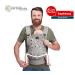 Ergonomic Children's Power Baby Carrier Milo - Back & Belly Carrier for Infants & Toddlers | Lightweight Cotton Gray 3 Months to 20 kg - Buy Online on GoSupps.com