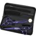 JIESENYU Japan 440C Stainless Steel 6 Inch Barber Cutting Scissors Flat Scissors Thinning Scissors Hairdressing Tools Salon (set)