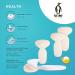 Biped Health Heel Pads | 2 Pairs Self-Adhesive Cushion for Big Shoes | Anti-Slip Heel Protectors & Pain Relief (Beige) - Buy Online on GoSupps.com