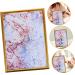 1pc Nail Display Board Nail Color Board Press on Nail Stand Wall Nail Art Photo Frame Nail Holder for Nail Art Wall Holder Abs Plated Frame Nail Plate Magnet - Buy Online on GoSupps.com