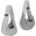 Cuby Dog & Cat Sling Carrier - Soft Cotton Pet Bag for Travel | Gray Stripes | 10x10x5 cm - Buy Online on GoSupps.com