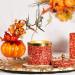 Pumpkin Cinnamon Scented Soy Wax Fall Holiday Candles - Long Burning & Perfect Gifts - Buy Online on GoSupps.com