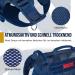 Oneigris No-Pull Dog Harness | Ultra Breathable Adjustable Vest for Large & Medium Dogs - Blue (M: Neck 40-58cm Breast 60-81cm) - 2 Handles for Easy Control - Buy Online on GoSupps.com
