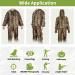 Leafy Ghillie Suit for Kids and Adults | 3D Camo Hunting Gear with Clothes, Gloves, Face Mask, and Bag | Lightweight Jungle and Halloween Camouflage Suit (M&L) - Buy Online on GoSupps.com